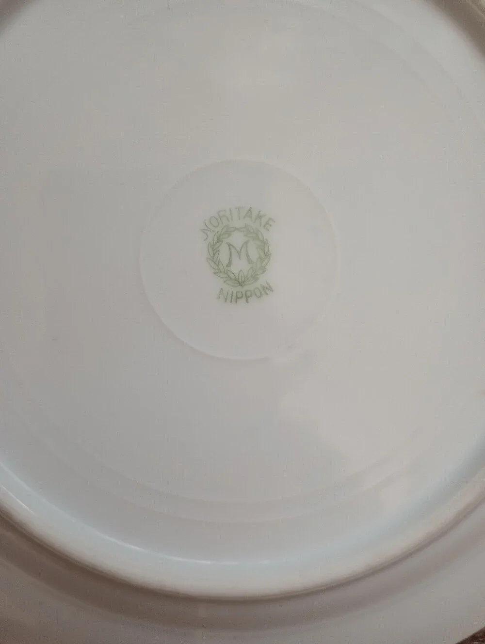 Noritake Laureate Pattern Salad Plates-- Set of 2
